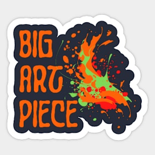 Just Big Art Piece Sticker